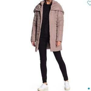 Cole Hann Zip Front Down Jacket